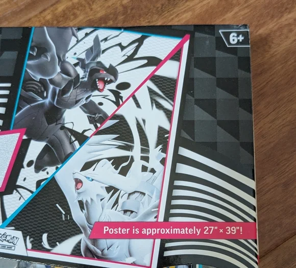 NEW Pokemon Black Bolt White Flare Unova Poster Collection, Factory Sealed Cards - Picture 6 of 9